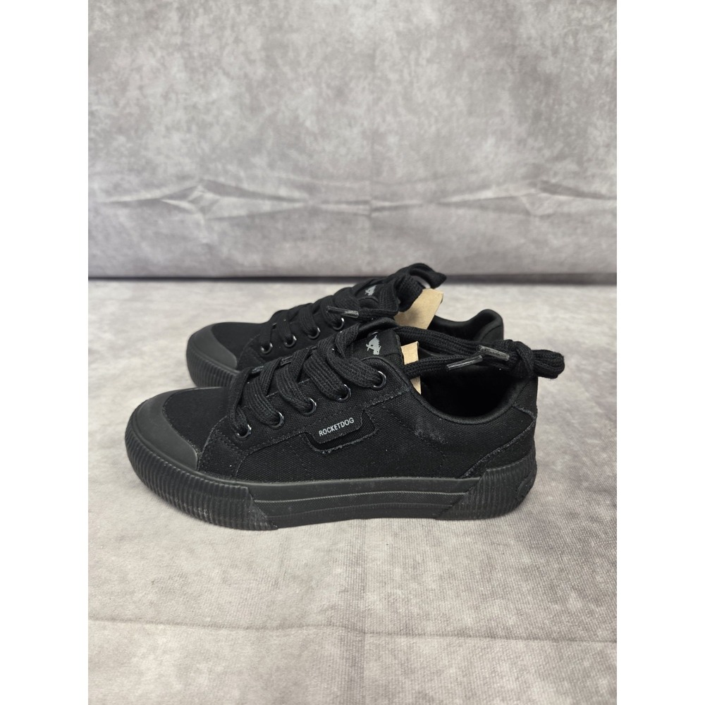 Rocket Dog Boys Sneakers Sz 3 Blk New